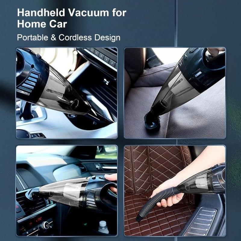 Cordless Car Vacuum Cleaner Lightweight Rechargeable Handheld Vacuum Wirelesss Vacuum Cleaner for Home & Auto Cleaning
