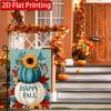 1pc Happy Autumn Pumpkin_ Sunflower and Maple Leaf Thanksgiving Garden Flag_4 (1)- Outdoor Garden Flag Double-sided Home Decoration Courtyard Decorati