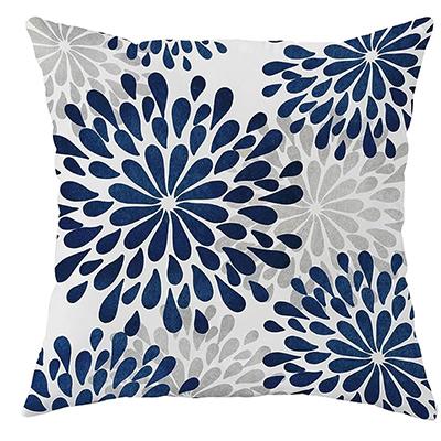 Navy Blue Throw Pillowcase Sofa Outdoor Decoration Pillow Cover Short Plush Pillowcase X Pillow Case Autumn Pillowcase