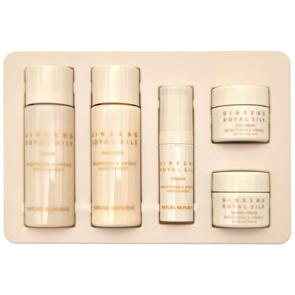 Nature Republic Ginseng Royal Silk Probier-Set (5 Artikel einschließen)