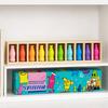 Yousheng Bottle Color Matching Board Game, Memory Challenge Toy with 14 Colorful Bottles & Wooden Storage Rack, 2-4 Players Family Night Drink Color