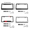 Matte License Plate Frame License Plate Frame For Car Tags Durable