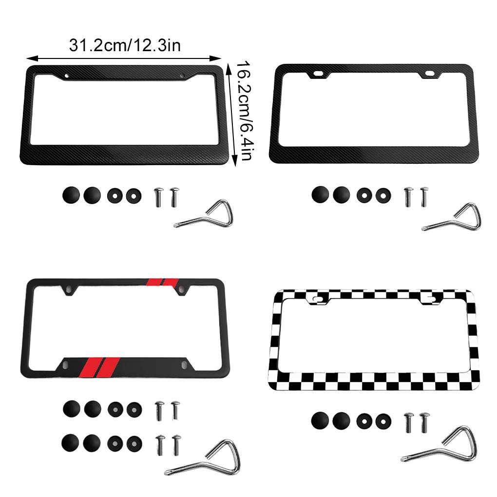 Matte License Plate Frame License Plate Frame For Car Tags Durable