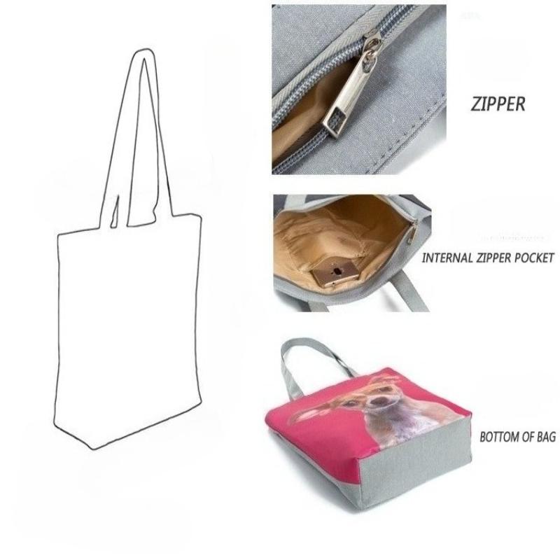 High Capacity Shoulder Bag Shopping Bags Bright Colors Floral Print Handbag Casual Travel Multi Functional Beach Bag Commuting Tote Bag