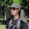 Breathable Women Fisherman Hat UV Protection Face Covering Sunhat Sun Protection Hat  Climbing