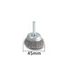 6mm Handle Stainless Steel Wire Brush Bowl for Rust, Stain, Paint, Burr Removal & Polishing