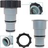 Hose Adapter Reusable Perfect Threaded Connection Pump Hose Conversion Adapter Filter Pool Hose Replacement Adapter for Intex Fit ARU