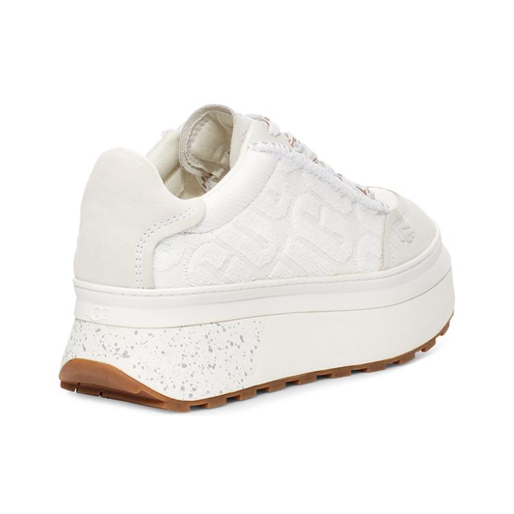 UGG Marin Lace Logo Sneaker 'White' Women's 1125025-WHT