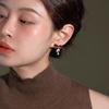 Women's 2023 Trendy Bow Zirconia Dangle Stud Earrings - Light Luxury Niche Design