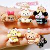 10 Pcs New Cute Cartoon Dog Series Flat Back Resin Scrapbooking DIY Jewelry Hairpin Craft Decoration Accessorie