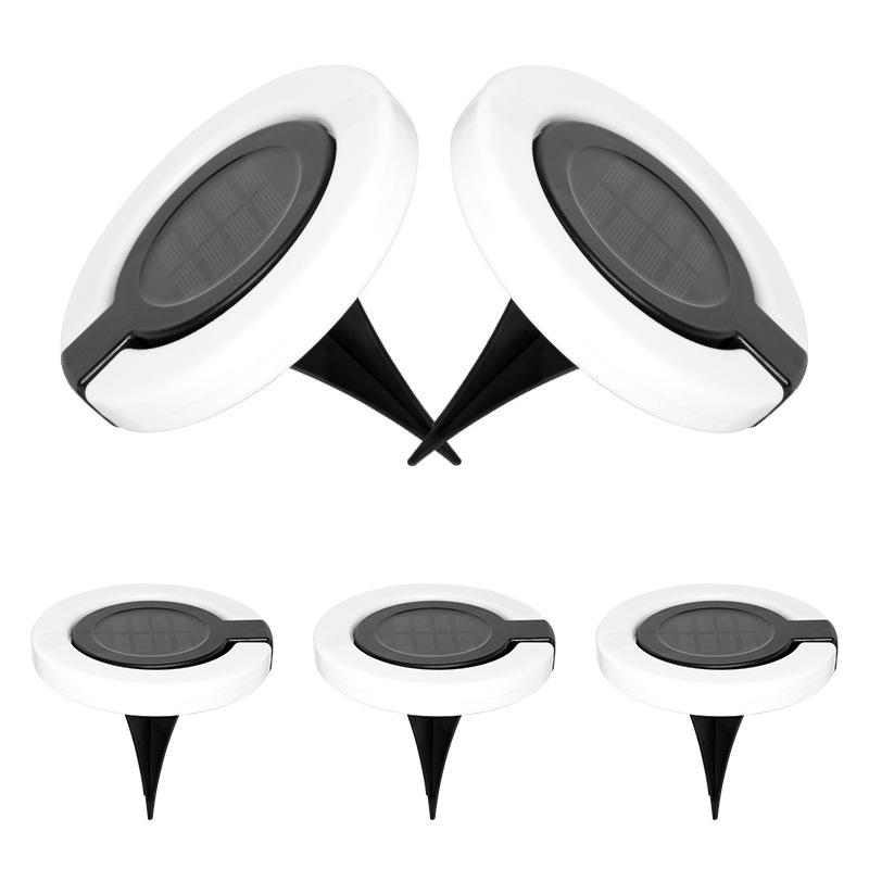 Waterproof Solar Folding Ground Lights for Courtyard, Staircase, and Garden