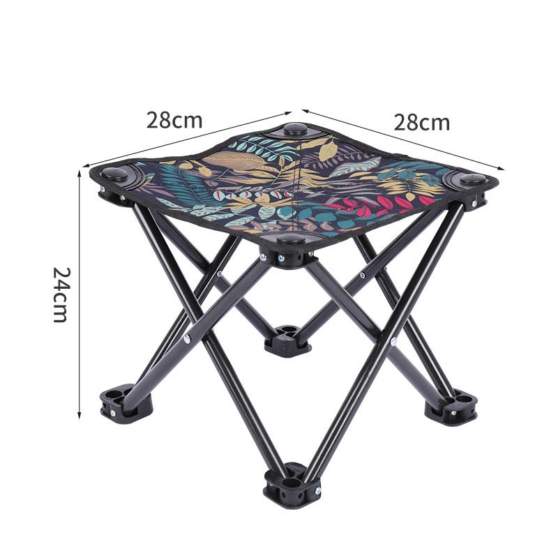 Portable Folding Stool for Outdoor Fishing, Camping, Art Sketching, and Beach Activities