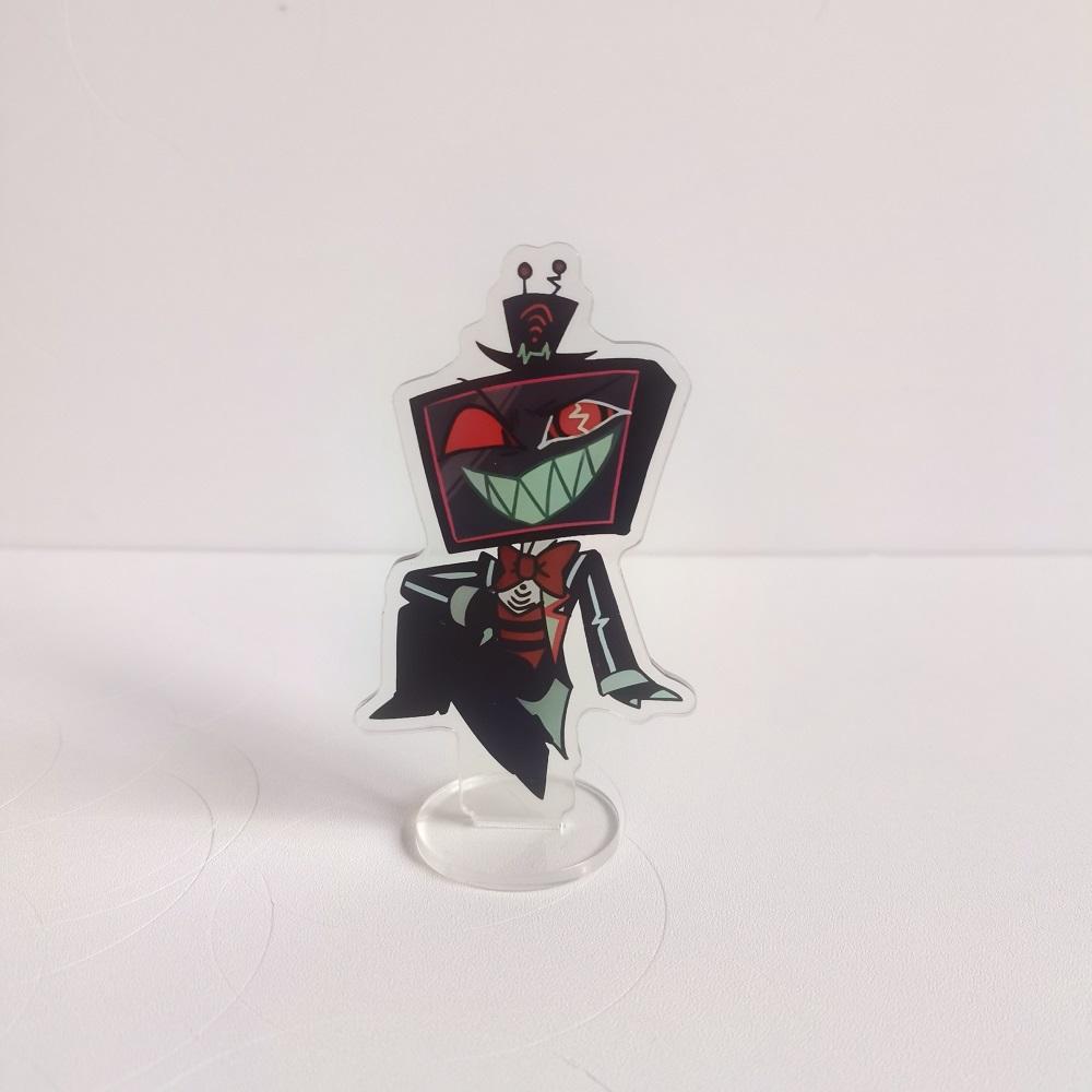 Anime Hazbin Hotel Alastor Morningstar Cosplay Stand Acrylic Cartoon Figure Standing Birthday Gifts Bag Decor Collection
