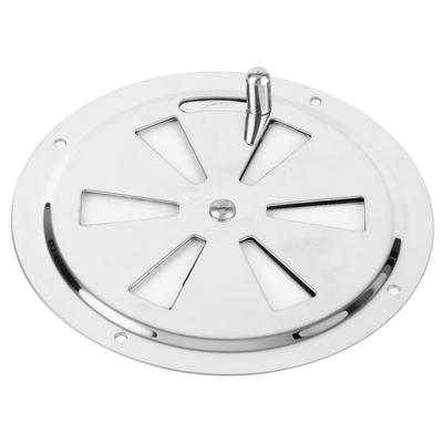 5in Boat Vent Cover Round Butterfly Grill Ventilator Stainless Steel Outlet Plate for Yatch RV