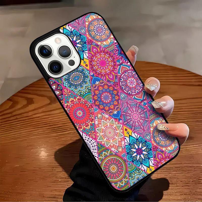 Mandala Pattern Phone Case For iPhone 17 Air 16 15 14 13 12 11 Pro Max Max Plus Bumper Case Cover