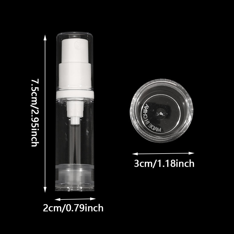 1 Set Vacuum Bottle Travelling Dispenser Bottle Set Press Spray Cosmetic Portable Empty Bottle Cream Lotion Foundation Refillable Bottles