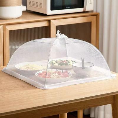 Durable Foldable Food Covers Breathable Anti Fly Mosquito Dining Table Mesh Cover Dustproof Fruit Picnic Protect Net