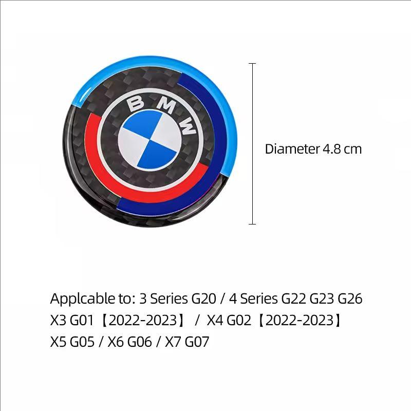 Car Multimedia Knob Button Cover Sticker For BMW MINI 5 Series G30 G32 6GT G20 F10 F30 G01 G02 G05 G06 G07 G11 F15 3GT X3 X4 X5 cysh69