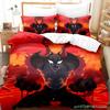 Devilman Crybaby Bedding Set Single Twin Full Queen King Size Bed Set Aldult Kid Bedroom Duvetcover Sets 3D Anime Kawaii Bedding