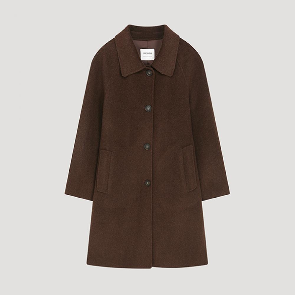 

She S miSS Wool caShmere Blend Handmade Mccoat Swhcto41030 Dw dark brown/55