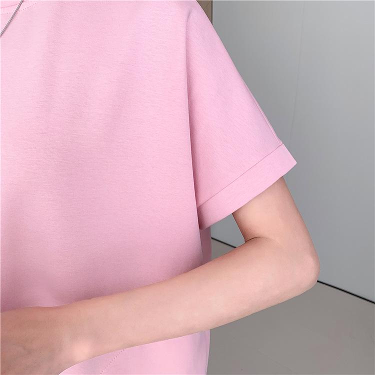 2024 Spring/Summer Plus Size Women's Embroidered Loose Cotton Dress