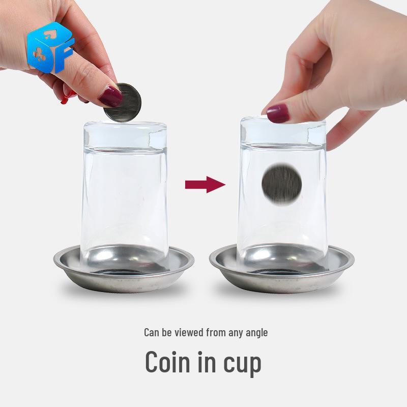 Волшебная монета сквозь стакан - Крупный план Трюк Лю Цяня Фестивальный Гала-концерт