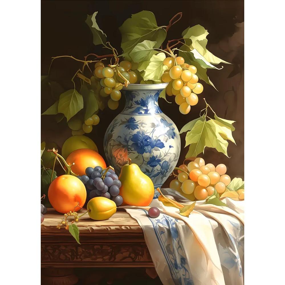 Vintage Küche Früchte Stillleben Poster Landküche Gesunde Lebensmittel Drucke Leinwandmalerei Wandbilder Heimküchendekor