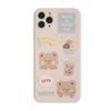 Milk Tea Bear 16 Apple 15 Mobile Phone Case IPhone 13 Pro Applicable 8plus All Inclusive 14 Soft 11 Sets Xs Max