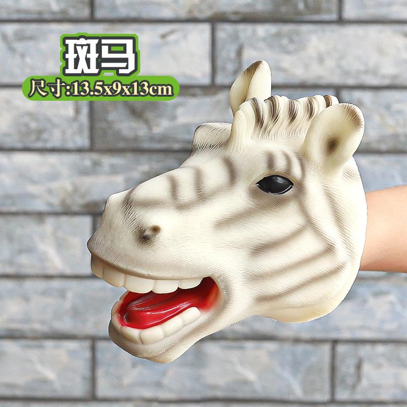 Pacynki Ręczne Model Głowy Dinozaura Zabawka T-Rex Dino Jurass Rekin Tygrys Park Lalki Światy Dinozaurów Miękka Pluszowa Zabawka dla Chłopców Dzieci Prezenty