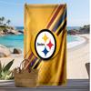 Pittsburgh Steelers Print Beach Towel Soft Portable Quick?dry Towel For Pool Summer Vacation Outdoor Sport