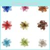 Sparkling Glitter Artificial Flowers For Stunning Christmas Tree Decorations