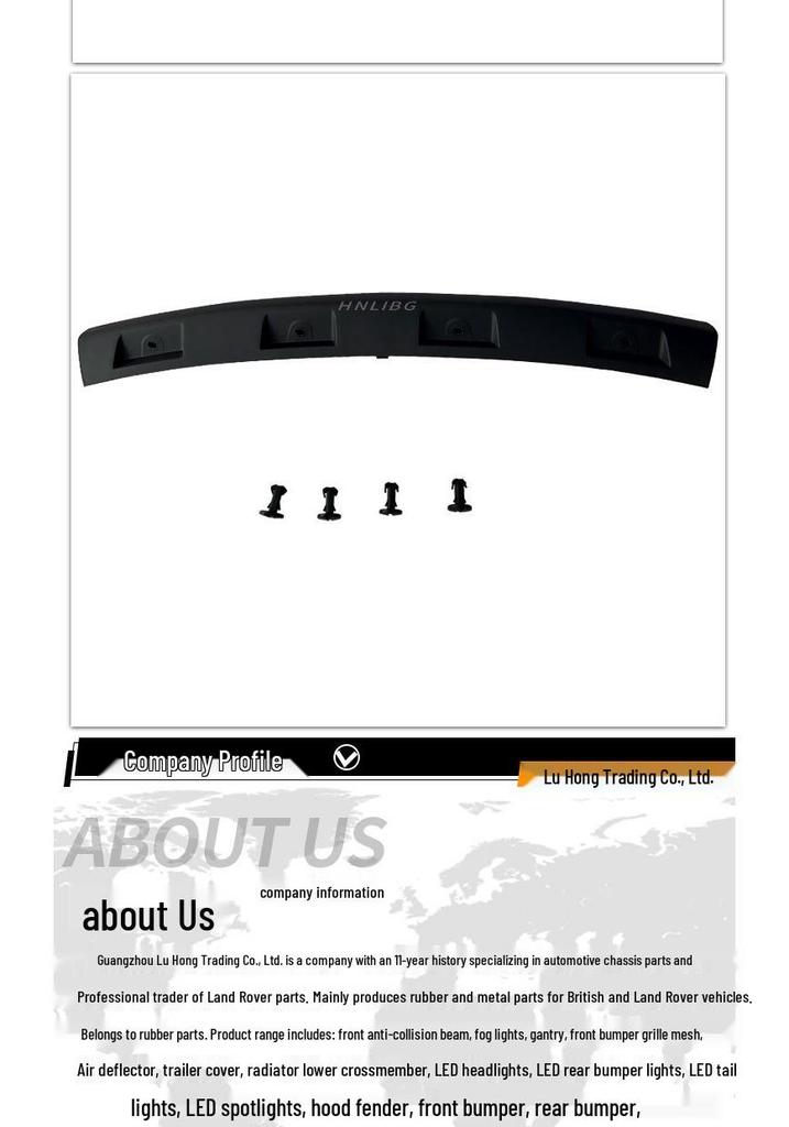 Compatible with 2010 Land Rover Range Rover Executive Front Bumper Tow Hook Cover LR018350.