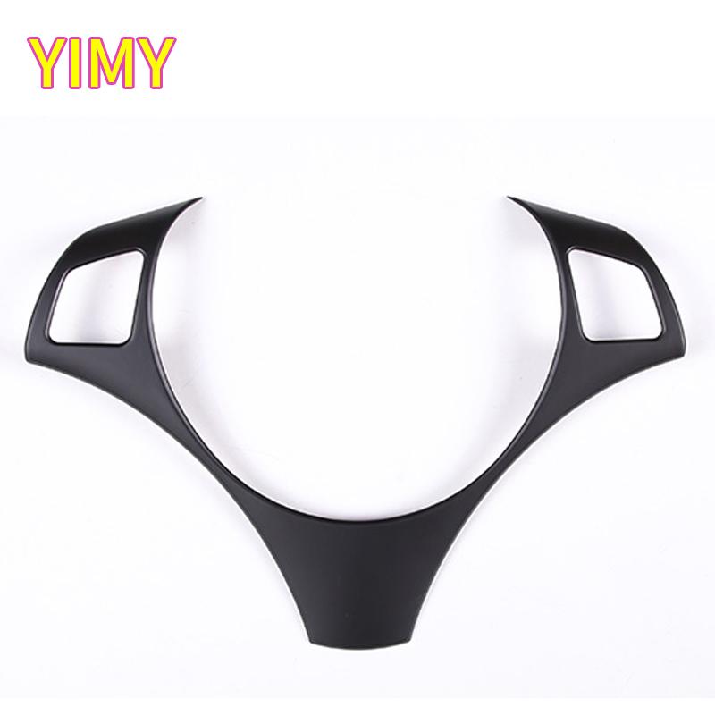ABS Plastic Car Steering Wheel Button Decoration Frame Trim Suitable for BMW 1 3 Series X1 E82 E84 E87 E90 E92 E93 2004-2012
