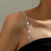 Adjustable Rhinestone Thin Bra Strap Butterfly Heart Crown Pendant Replacement Shoulder Strap Women Wedding Party Dress Accessory