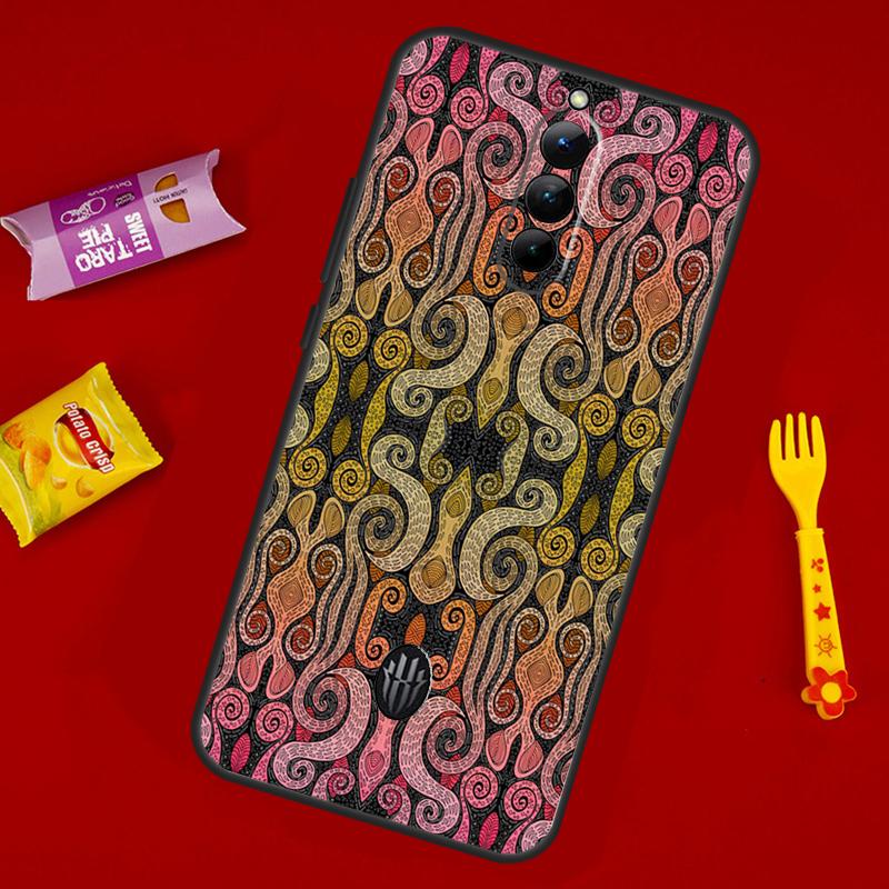 Bohemian Style Case For ZTE Nubia Red Magic 10 Air 6 6S 7S For Red Magic 11 10 9 8 8S 9S 10S Pro Plus Cover