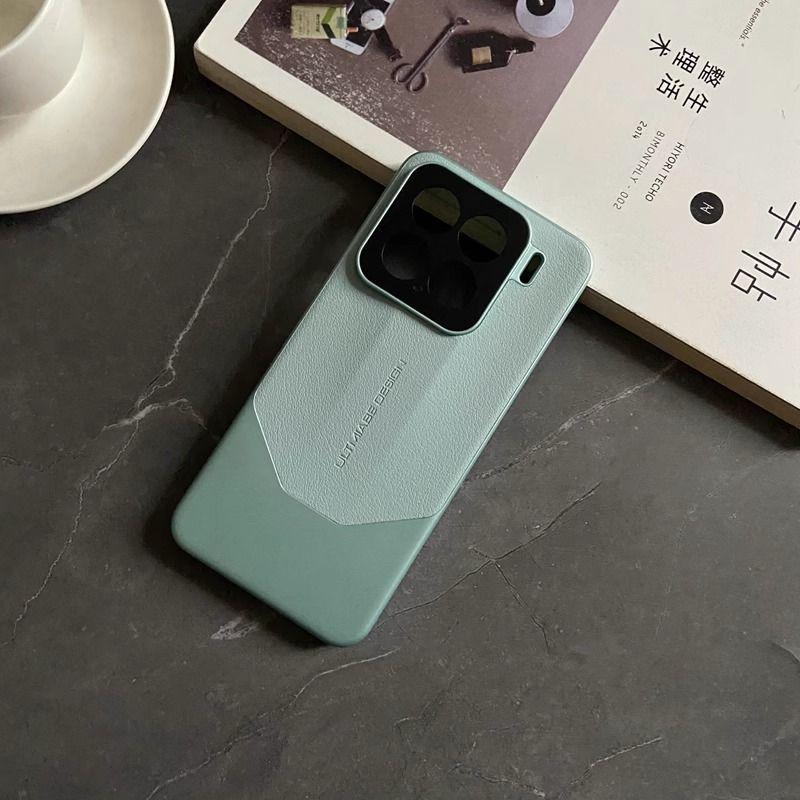 Xiaomi Mi 15 Mobile Phone Case Becomes Extraordinary Design In Seconds, Lychee Pattern Plain Leather Xiaomi14pro Personalized Creativity