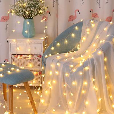 Star LED Lights String Fairy Garland Lights Home Garden Party Decoration Lights