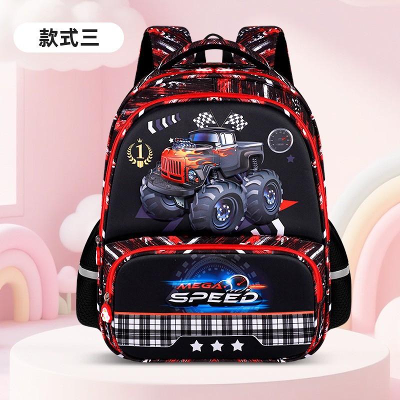 Kids School Backpack Elementary Students - Lightweight Ergonomic Design With Cartoon Prints Large Capacity Spine Support