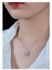 Sterling Silver S925 Heart Clover Necklace for Women - Versatile Fashion Design