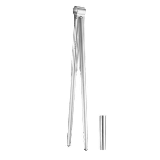 

Kitchen Cooking Tongs Stainless Steel Kitchen Tweezer Tong with Precision Serrated Non-Slip Tips for Frying Plating BBQ S
