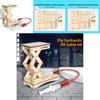Childrens Wooden Hydraulic Lift Science Diy Kit With Educational Physics Toy For Kids