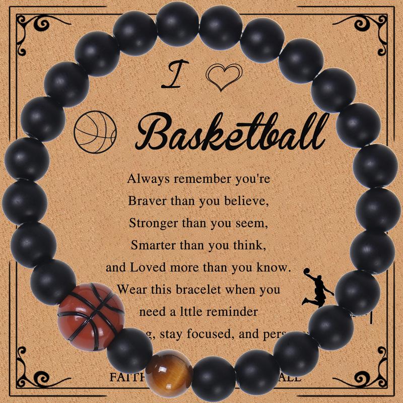 

JYL TS Bracelet Zodiac Black Magnet Aligns Star Sign & Protection Basketball-B яркие темно-бордовый