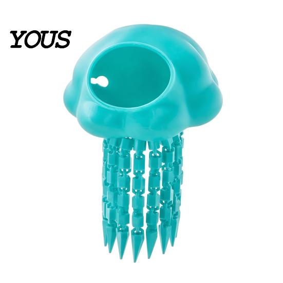 Floating Jellyfish Ornament Aquarium Hide, 3D Printed Fish Tank Reduce Aggression in Hideout, Decorative Shelter Cave for Pleco Shrimp Betta
