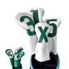 4Pcs PU Golfs Mallet Putter Headcover Golfs Club Head Cover Golfs Men Women Golfs Driver Golfs Club Cover Iron Headcover