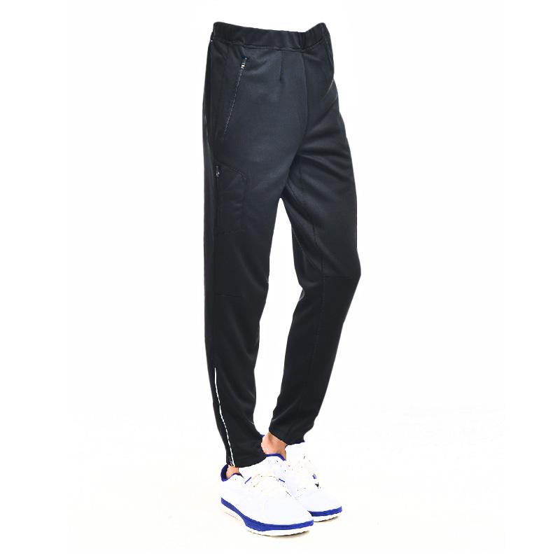 Nike Logo Print Reflective Striped Running Training Quick-Dry Knitted Pants Men bottoms Black 704891-010