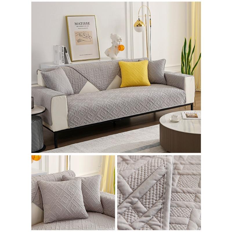 Sofa Cushion Four Seasons General Non-slip Sofa Cover Cover Living Room Light Luxury Cushion Backrest Towel Armrest Cover Cloth Thickening