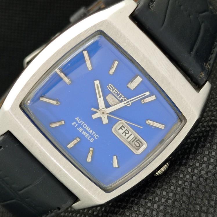 

Б/У винтажные часы SEIKO 5 AUTOMATIC 6319A JAPAN MENS D/D BLUE WATCH 621d-a415755-2 SKU621d-a415755