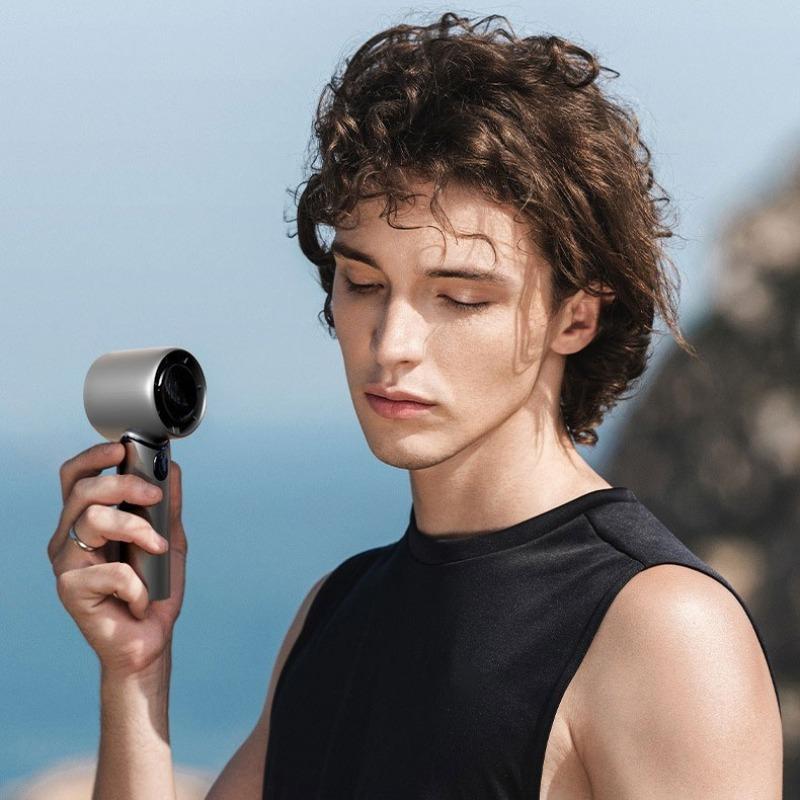 Handheld Mini Portable Air Cooling Hanging 120 Speed USB Rechargeable Fan for Outdoor Travel