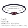 Adjustable Football Charm Bracelet Football Cord Braided Rope Bracelet with Charm for Girl Women Men Teens Party Decor