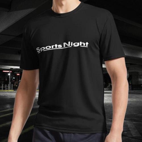 Sports Night Logo Active T-Shirt Funny Size Mode American T-shirt XL
